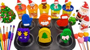 ЛЕПИМ НОВОГОДНИЕ ФИГУРКИ ИЗ КИНЕТИЧЕСКОГО ПЕСКА ВИДЕО МУЛЬТИКИ ДЛЯ ДЕТЕЙ КАНАЛ ИГРАЛКИ-ЗАЛИПАЛКИ