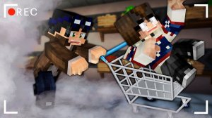 СТРАННЫЙ ТУМАН В СУПЕРМАРКЕТЕ МГЛА ЧАСТЬ 1 СТРАШИЛКИ МАЙНКРАФТ