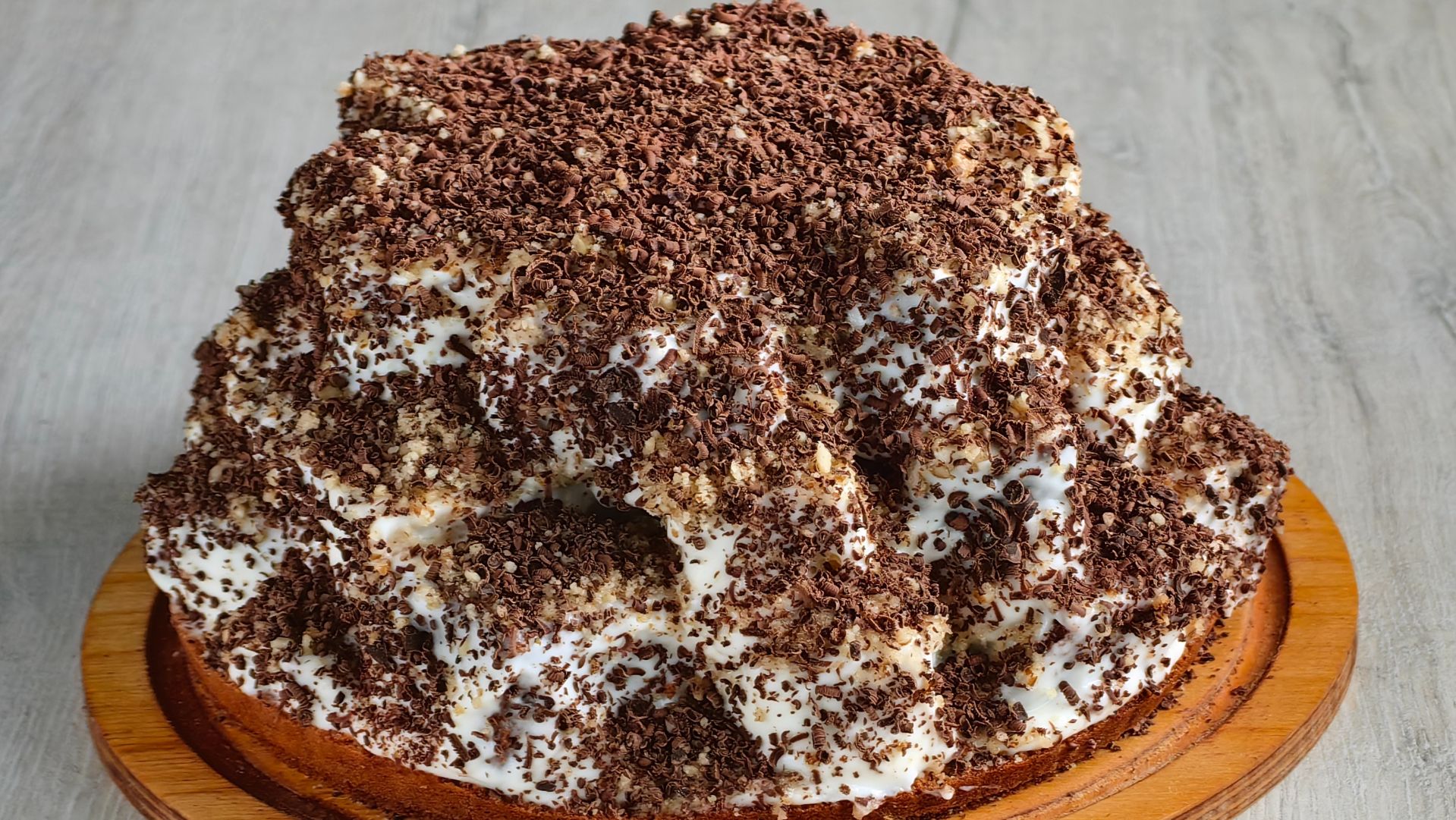 Торт «ГРАФСКИЕ РАЗВАЛИНЫ» БЕЗ БЕЗЕ! Самый сочный и нежный рецепт (4K) смотреть онлайн