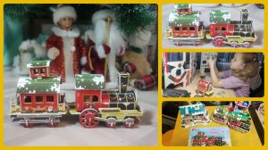 3д пазл "Рождественский паравозик"