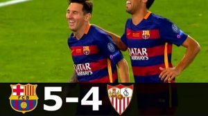 БАРСЕЛОНА - СЕВИЛЬЯ 5 - 4 Суперкубок УЕФА. Обзор матча.