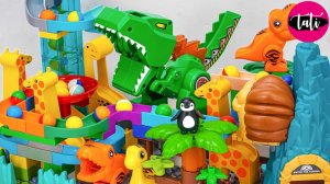 Играем в развивающий конструктор Марбл Ран. Мультфильм для детей