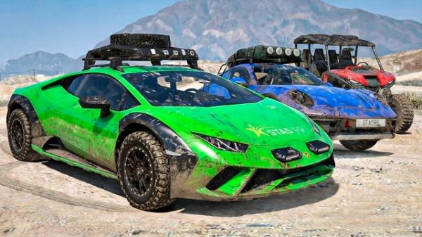 УТОПИЛ Porsche Dakar и Huracan Sterrato за 20МЛН в луже! 😱💀🌊 GTA 5 RP