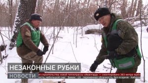 «Чёрные лесорубы»: рейд в тайге. Новости. 19/01/2026. GuberniaTV