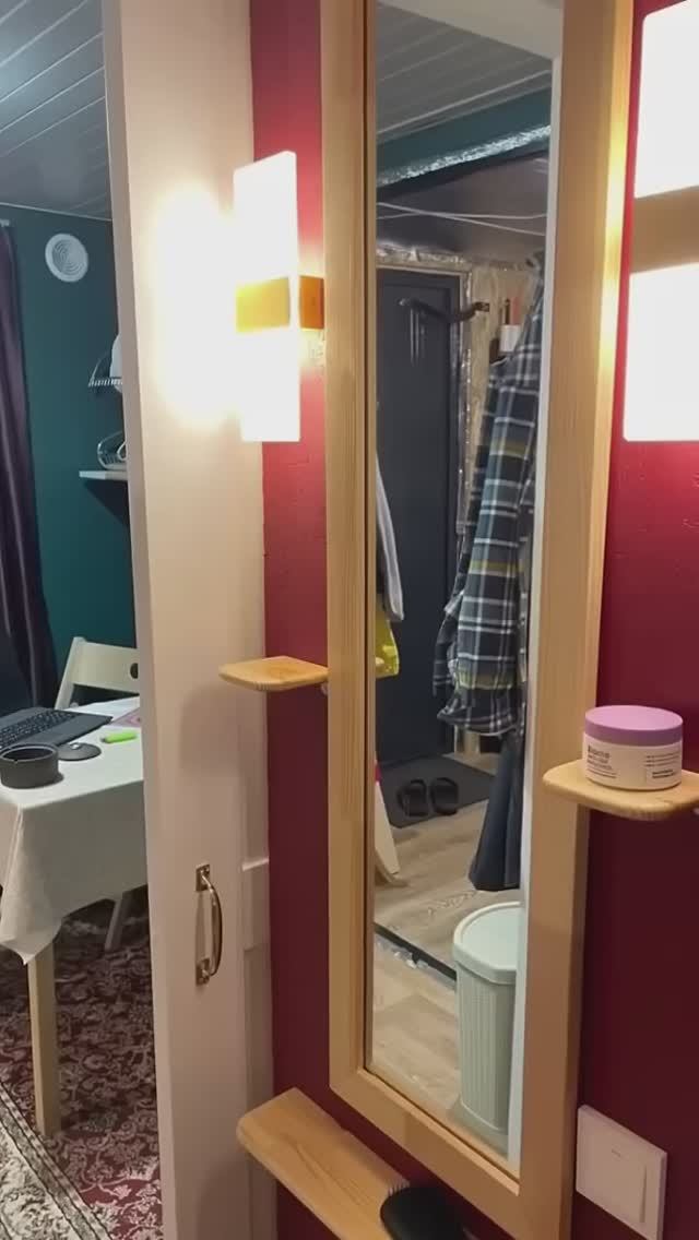 Бытовка. Прокачка бытовки, зеркало своими руками.