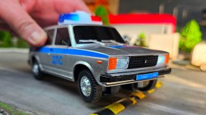 Большая полицейская ВАЗ 2104 на радиоуправлении! Про машинки