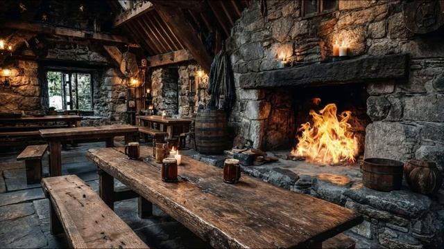 Теплый вечер - Ритмичная музыка таверны для настроения и учебы, фоновая музыка