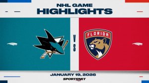 20.01.2026 | ОБЗОР МАТЧА | Флорида Пантерз - Сан-Хосе Шаркс | Highlights