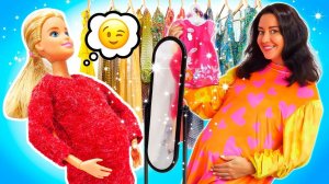 Беременная кукла Барби 🎀 идёт за покупками | Выбираем одежду для куклы| Для детей