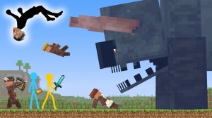 Анимация против Minecraft: Короткие Видео (Эпизод 23-24) - Реакция на Alan Becker (алан беккер)