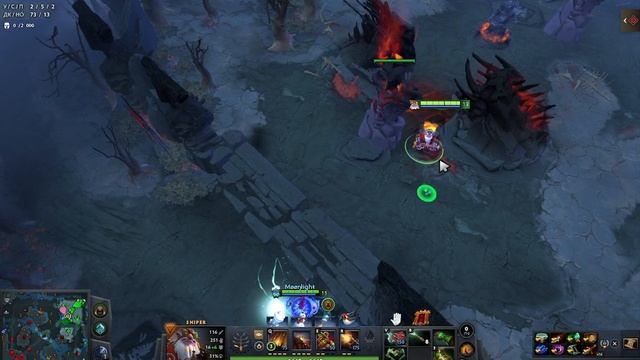 Dota 2 / 2 к Mmr / 4 против 5 можно выиграть  ? ДА