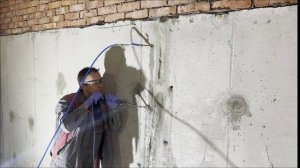 Инъектирование трещин в бетонных стенах. Гидроизоляция подвала