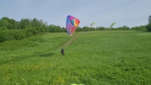Бесплатные тренировки с парапланом на Можайке. РФСОО "Парапланеризм "Мастер посадки"