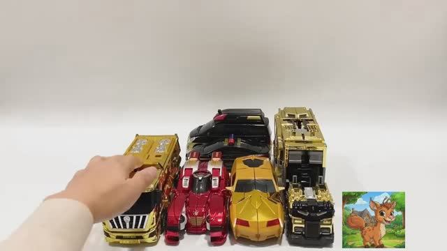 Коллекция деформационных игрушек для Kabao Car God и Hyun Ka Fighter Gold Edition! смотреть онлайн