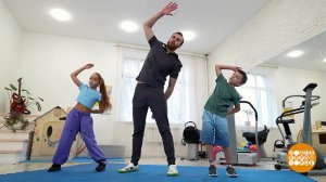 На зарядку становись! Всей семьей! Доброе утро. Фрагмент выпуска от 20.01.2026