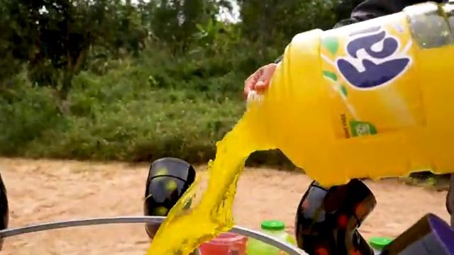 Вулкан из газировки и ментоса