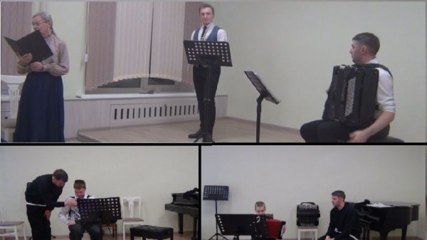 "Duo elegante" Николай Истомин, баян, Руслан Борисов, флейта концерт  ДШИ им.Н.А.Римского-Корсакова