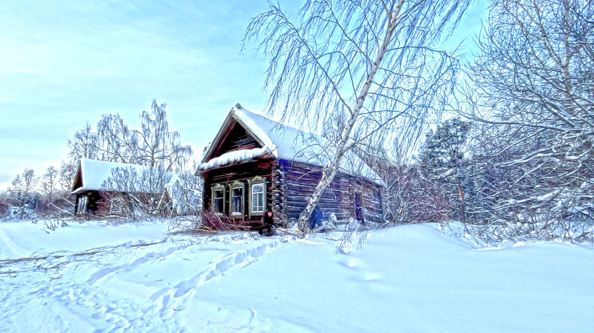 Освобождаем старый дом от оков древесного запустения. Заготавливаем дрова. В мастерской кипит работ смотреть онлайн