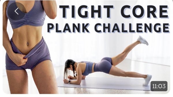 TIGHT CORE WORKOUT | 15 Days Plank Workout Challenge