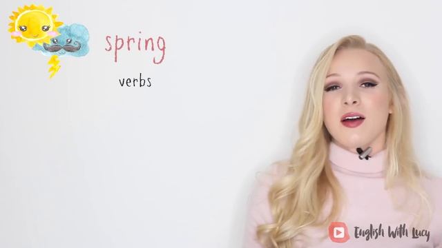 How to talk about WEATHER in English - spring смотреть онлайн