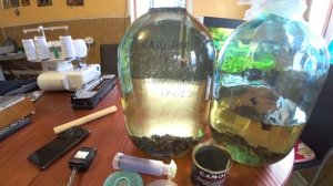 Разбавление дистиллятов и добавление дубовой щепы