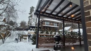 Обзор террасы зимиой