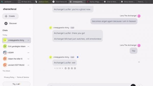 My cringe experience with c.ai with @vivziepop (I guess English users cant find my secret video!!!)