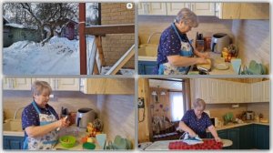 СДЕЛАЛА СВОЙ ЛЮБИМЫЙ САЛАТ, ПОГЛАДИЛА РУБАШКИ,ПОКОРМИЛА ВОРОБЬЕВ.