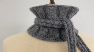 Шарфик с оборками.