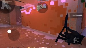 бой на ножах с другом.