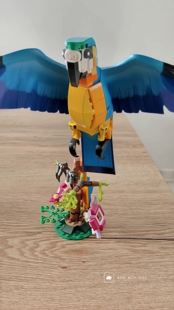 Искусственный интеллект Pika AI LEGO Попугай