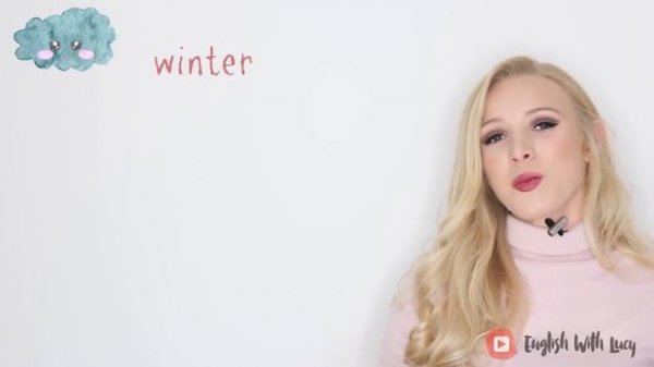 How to talk about WEATHER in English -winter