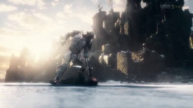 Хоббит - Битва пяти воинств.Орлы прилетают на помощь.Торин убивает Азога. смотреть онлайн