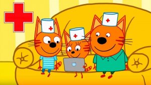 Три Кота Мультфильм Прививка и Спорт и Здоровый Кот