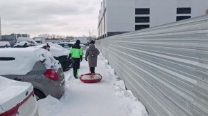 Краснодар -14Снег!!!,Коллапс!!!,Едим Подарки!