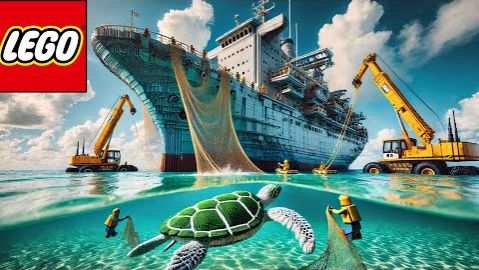 Сможет ли спасательный корабль LEGO вовремя спасти рыбу смотреть онлайн