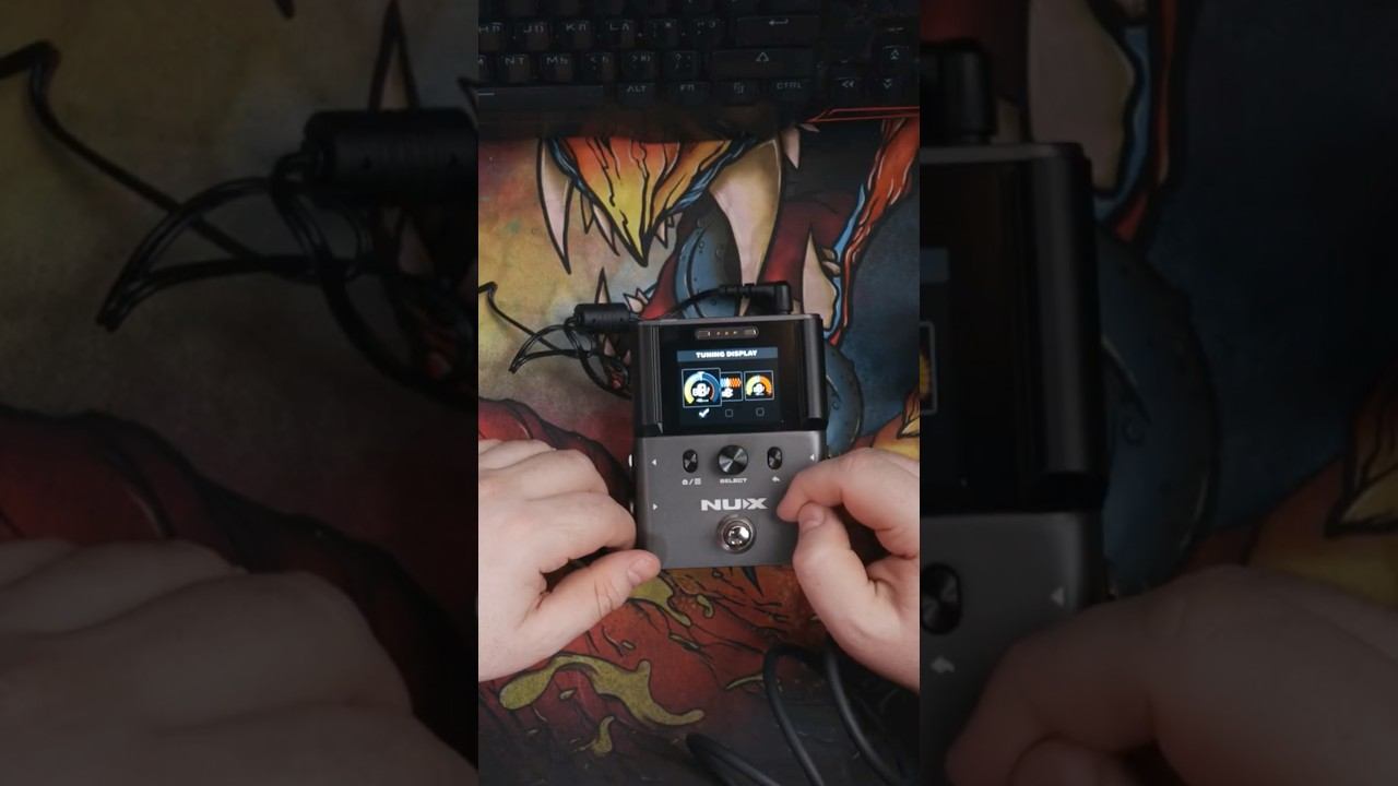 Тюнер и бустер в гитарной радио системе Nux B-8 смотреть онлайн
