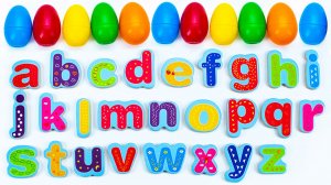 Английский Алфавит в Ярких Яйцах-Сюрпризах!
