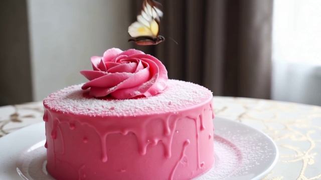 ТОРТ РОЗОВАЯ ПАНТЕРА. Рецепт внутри! С Вас подписка, лайки и комменты! смотреть онлайн