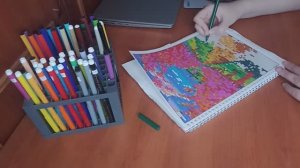 ХОББИ-ВЛОГ: Раскрашиваю раскраску по номерам