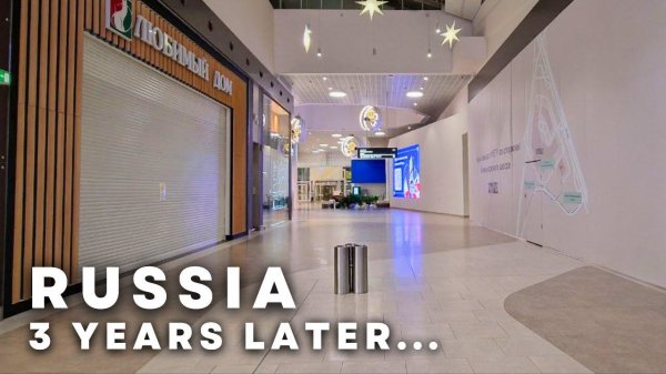 Russian Typical Shopping Mall After 3 Years of Sanction