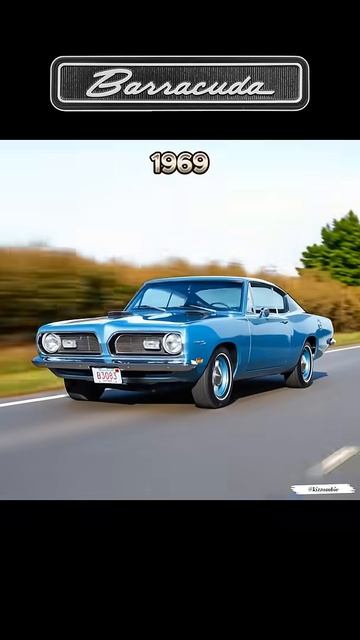 Plymouth Barracuda (1964–1974) История трансформации автомобиля смотреть онлайн