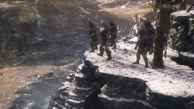 Хоббит - Битва пяти воинств.Гномы и эльфы бьются вместе. смотреть онлайн