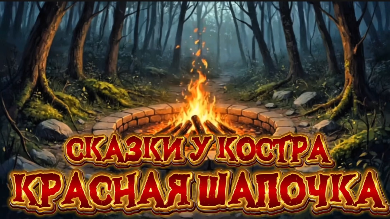 Сказки у костра, Красная Шапочка , сказки для детей и малышей