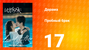 Пробный брак 1 сезон 17 серия