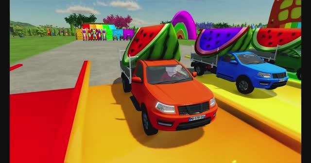 КРАСОЧНОЕ ДЕТСКОЕ ВИДЕО С МАШИНКАМИ. Занимательное для детей. Цветные машинки. смотреть онлайн