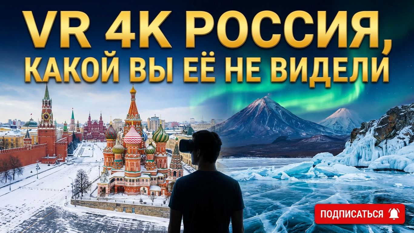 VR 4K Россия, какой вы её не видели
