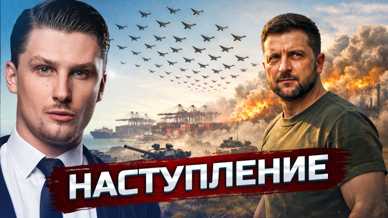 Новое наступление Украины / Россия удваивает выпуск Гераней / Европейская базука против США смотреть онлайн