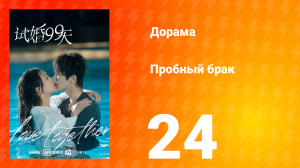 Пробный брак 1 сезон 24 серия