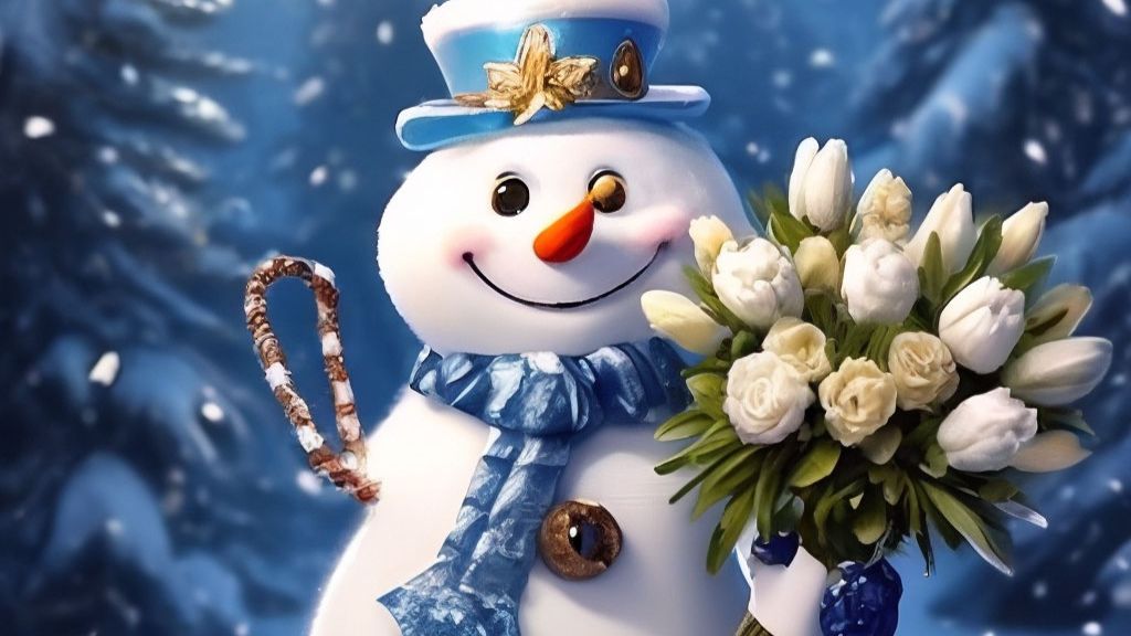 С днем рождения, Снеговик!